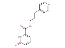 6-oxo-N-(3-pyridin-4-ylpropyl)-1,6-dihydropyridine-2-carboxamide