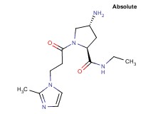 (4R)-4-amino-N-ethyl-1-[3-(2-methyl-1H-imidazol-1-yl)propanoyl]-L-prolinamide