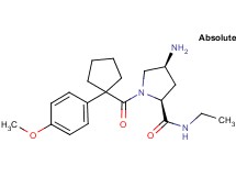 (2S,4S)-4-amino-N-ethyl-1-{[1-(4-methoxyphenyl)cyclopentyl]carbonyl}pyrrolidine-2-carboxamide
