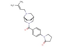 1-(4-{[(1R*,5R*)-6-(3-methyl-2-buten-1-yl)-3,6-diazabicyclo[3.2.2]non-3-yl]carbonyl}phenyl)-2-pyrrolidinone