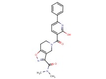 5-[(2-hydroxy-6-phenyl-3-pyridinyl)carbonyl]-N,N-dimethyl-4,5,6,7-tetrahydroisoxazolo[4,5-c]pyridine-3-carboxamide