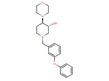 (3R*,4R*)-4-(4-morpholinyl)-1-(3-phenoxybenzyl)-3-piperidinol