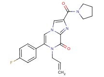 7-allyl-6-(4-fluorophenyl)-2-(pyrrolidin-1-ylcarbonyl)imidazo[1,2-a]pyrazin-8(7H)-one
