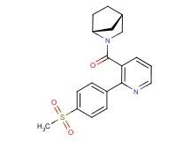 (1R*,4S*)-2-({2-[4-(methylsulfonyl)phenyl]pyridin-3-yl}carbonyl)-2-azabicyclo[2.2.1]heptane