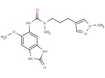 N'-(6-methoxy-2-oxo-2,3-dihydro-1H-benzimidazol-5-yl)-N-methyl-N-[3-(1-methyl-1H-pyrazol-4-yl)propyl]urea