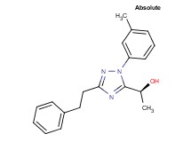 (1S)-1-[1-(3-methylphenyl)-3-(2-phenylethyl)-1H-1,2,4-triazol-5-yl]ethanol