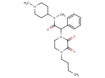 2-(4-butyl-2,3-dioxopiperazin-1-yl)-N-methyl-N-(1-methylpiperidin-4-yl)-2-phenylacetamide