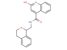 N-(3,4-dihydro-1H-isochromen-1-ylmethyl)-2-hydroxy-4-quinolinecarboxamide