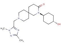 9-[(1,3-dimethyl-1H-1,2,4-triazol-5-yl)methyl]-2-(trans-4-hydroxycyclohexyl)-2,9-diazaspiro[5.5]undecan-3-one