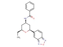 N-[(2S*,4R*,6S*)-2-(2,1,3-benzoxadiazol-5-yl)-6-ethyltetrahydro-2H-pyran-4-yl]benzamide