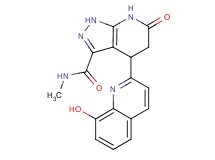 4-(8-hydroxyquinolin-2-yl)-N-methyl-6-oxo-4,5,6,7-tetrahydro-1H-pyrazolo[3,4-b]pyridine-3-carboxamide