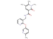 1,5,6-trimethyl-N-({2-[(6-methylpyridin-3-yl)oxy]pyridin-3-yl}methyl)-2-oxo-1,2-dihydropyridine-3-carboxamide