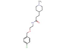 N-{2-[(4-chlorobenzyl)oxy]ethyl}-3-(1-methylpiperidin-4-yl)propanamide