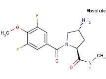 (2S,4R)-4-amino-1-(3,5-difluoro-4-methoxybenzoyl)-N-methylpyrrolidine-2-carboxamide