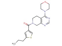4-morpholin-4-yl-7-[(5-propyl-3-thienyl)carbonyl]-5,6,7,8-tetrahydropyrido[3,4-d]pyrimidine