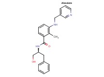 N-[(1S)-1-benzyl-2-hydroxyethyl]-2-methyl-3-[(pyridin-3-ylmethyl)amino]benzamide