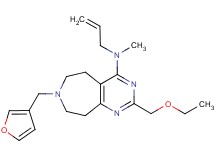 N-allyl-2-(ethoxymethyl)-7-(3-furylmethyl)-N-methyl-6,7,8,9-tetrahydro-5H-pyrimido[4,5-d]azepin-4-amine