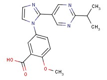 5-[2-(2-isopropylpyrimidin-5-yl)-1H-imidazol-1-yl]-2-methoxybenzoic acid