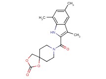 8-[(3,5,7-trimethyl-1H-indol-2-yl)carbonyl]-1,3-dioxa-8-azaspiro[4.5]decan-2-one