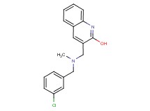3-{[(3-chlorobenzyl)(methyl)amino]methyl}-2-quinolinol