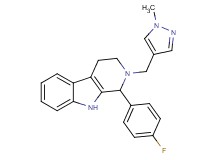 1-(4-fluorophenyl)-2-[(1-methyl-1H-pyrazol-4-yl)methyl]-2,3,4,9-tetrahydro-1H-beta-carboline