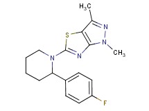 5-[2-(4-fluorophenyl)piperidin-1-yl]-1,3-dimethyl-1H-pyrazolo[3,4-d][1,3]thiazole