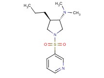 (3S*,4R*)-N,N-dimethyl-4-propyl-1-(3-pyridinylsulfonyl)-3-pyrrolidinamine