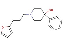 1-[3-(2-furyl)propyl]-4-phenyl-4-piperidinol trifluoroacetate (salt)