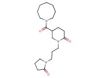 5-(1-azocanylcarbonyl)-1-[3-(2-oxo-1-pyrrolidinyl)propyl]-2-piperidinone