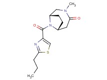 (1S*,6R*)-3-methyl-9-[(2-propyl-1,3-thiazol-4-yl)carbonyl]-3,9-diazabicyclo[4.2.1]nonan-4-one