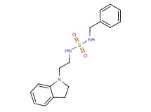 N-benzyl-N'-[2-(2,3-dihydro-1H-indol-1-yl)ethyl]sulfamide