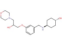 trans-4-({3-[2-hydroxy-3-(4-morpholinyl)propoxy]benzyl}amino)cyclohexanol