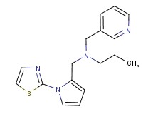 N-(pyridin-3-ylmethyl)-N-{[1-(1,3-thiazol-2-yl)-1H-pyrrol-2-yl]methyl}propan-1-amine