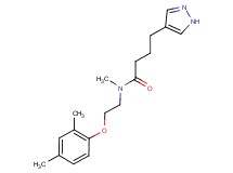 N-[2-(2,4-dimethylphenoxy)ethyl]-N-methyl-4-(1H-pyrazol-4-yl)butanamide