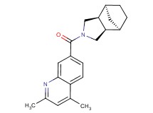(1R*,2R*,6S*,7S*)-4-[(2,4-dimethyl-7-quinolinyl)carbonyl]-4-azatricyclo[5.2.1.0~2,6~]decane