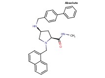 (4S)-4-[(4-biphenylylmethyl)amino]-N-methyl-1-(1-naphthylmethyl)-L-prolinamide