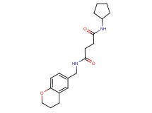 N-cyclopentyl-N'-(3,4-dihydro-2H-chromen-6-ylmethyl)succinamide