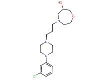 4-{3-[4-(3-chlorophenyl)piperazin-1-yl]propyl}-1,4-oxazepan-6-ol