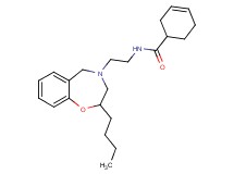 N-[2-(2-butyl-2,3-dihydro-1,4-benzoxazepin-4(5H)-yl)ethyl]-3-cyclohexene-1-carboxamide
