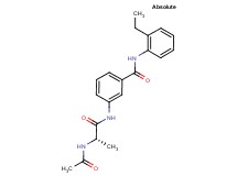 3-{[(2S)-2-(acetylamino)propanoyl]amino}-N-(2-ethylphenyl)benzamide