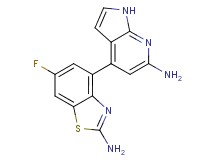 4-(6-amino-1H-pyrrolo[2,3-b]pyridin-4-yl)-6-fluoro-1,3-benzothiazol-2-amine