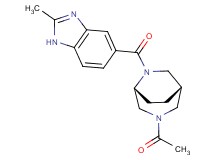 5-{[(1S*,5R*)-3-acetyl-3,6-diazabicyclo[3.2.2]non-6-yl]carbonyl}-2-methyl-1H-benzimidazole