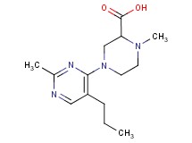 1-methyl-4-(2-methyl-5-propylpyrimidin-4-yl)piperazine-2-carboxylic acid