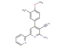 6-amino-4-(4-methoxy-3-methylphenyl)-2,2'-bipyridine-5-carbonitrile