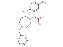 (2,5-dimethylphenyl)[4-(pyridin-2-ylmethyl)-1,4-diazepan-1-yl]acetic acid