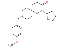 2-cyclopentyl-9-(4-methoxybenzyl)-2,9-diazaspiro[5.5]undecan-3-one