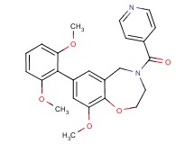 7-(2,6-dimethoxyphenyl)-4-isonicotinoyl-9-methoxy-2,3,4,5-tetrahydro-1,4-benzoxazepine