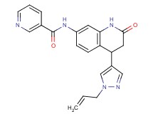 N-[4-(1-allyl-1H-pyrazol-4-yl)-2-oxo-1,2,3,4-tetrahydroquinolin-7-yl]nicotinamide