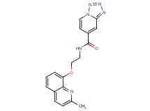 N-{2-[(2-methylquinolin-8-yl)oxy]ethyl}tetrazolo[1,5-a]pyridine-7-carboxamide