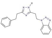 1-{2-[3-(2-phenylethyl)-1H-1,2,4-triazol-5-yl]ethyl}-1H-1,2,3-benzotriazole